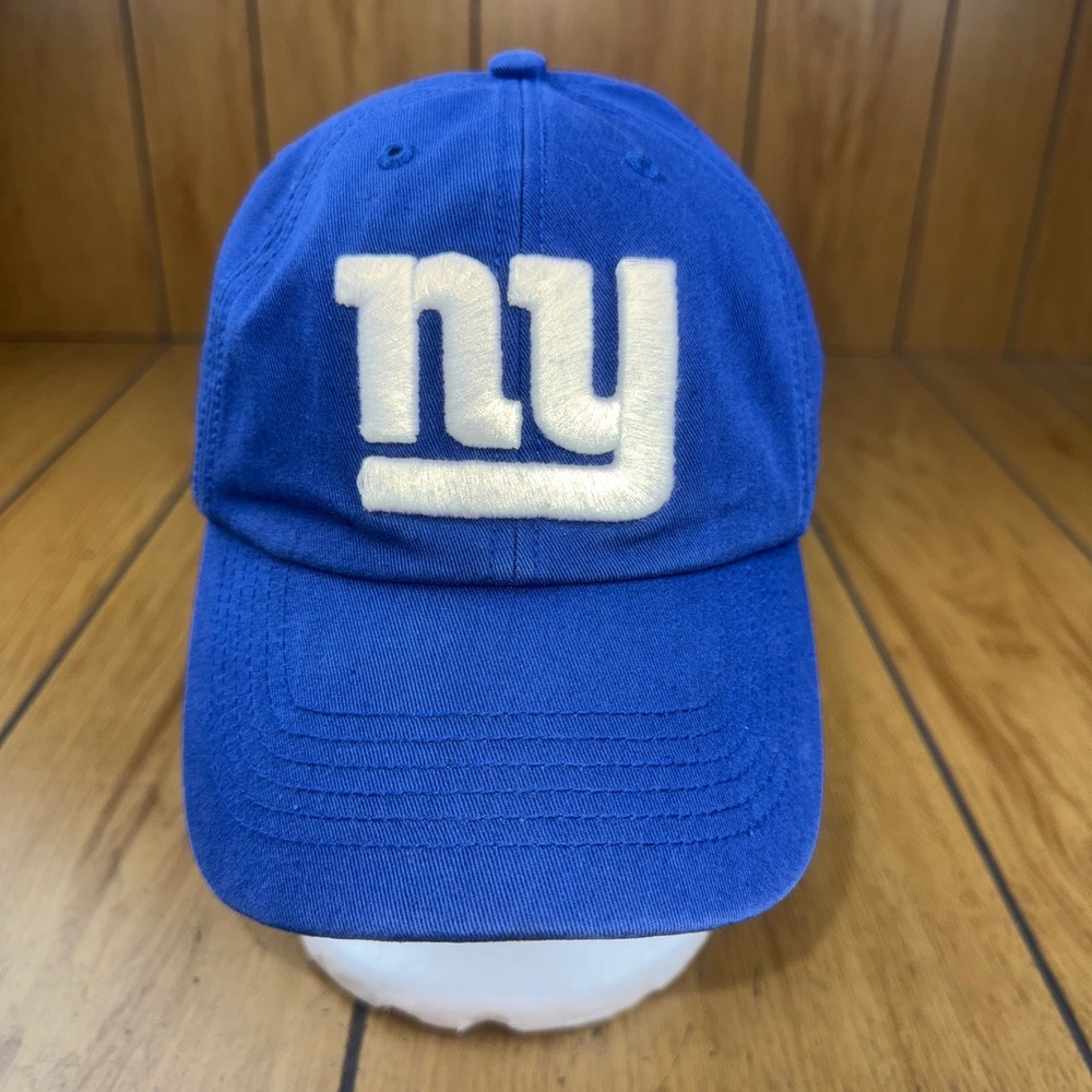 New‎ York Giants 47 Brand Franchise Fitted Hat Mens Large Blue NFL Baseball Cap